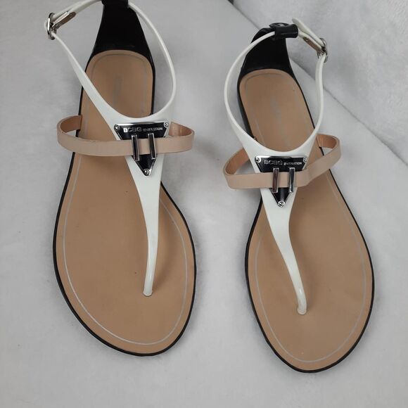 Bcbgeneration Women's White and Cream Sandals - Picture 1 of 8
